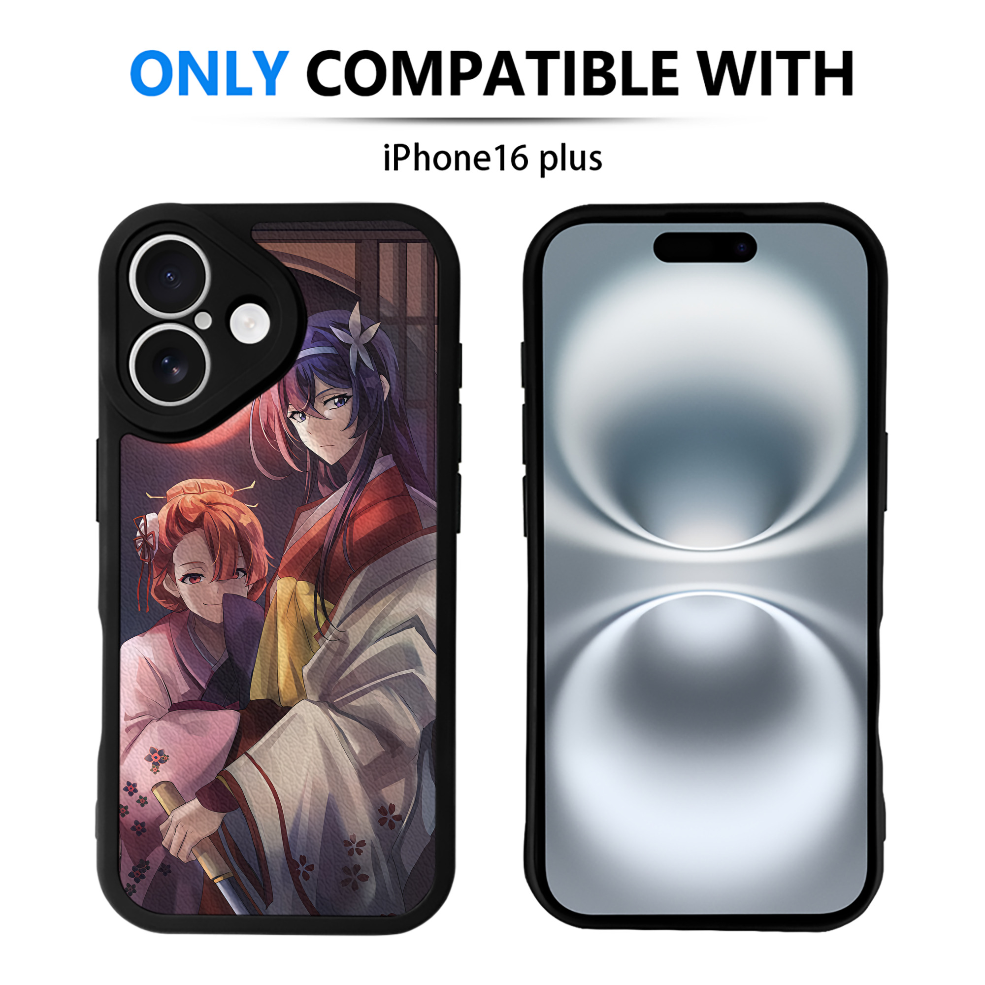 （画像用） 文豪ストレイドッグス Bungo Stray Dogs 【iPhone 16シリーズ対応】シリコンスマホケース（レザー調） 材質：シリコン
